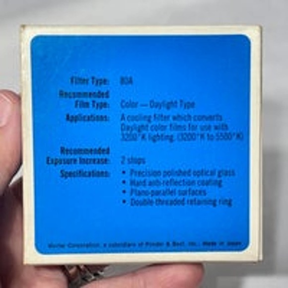 VTG Vivitar 80A 52mm photographic filter - Picture 4 of 6